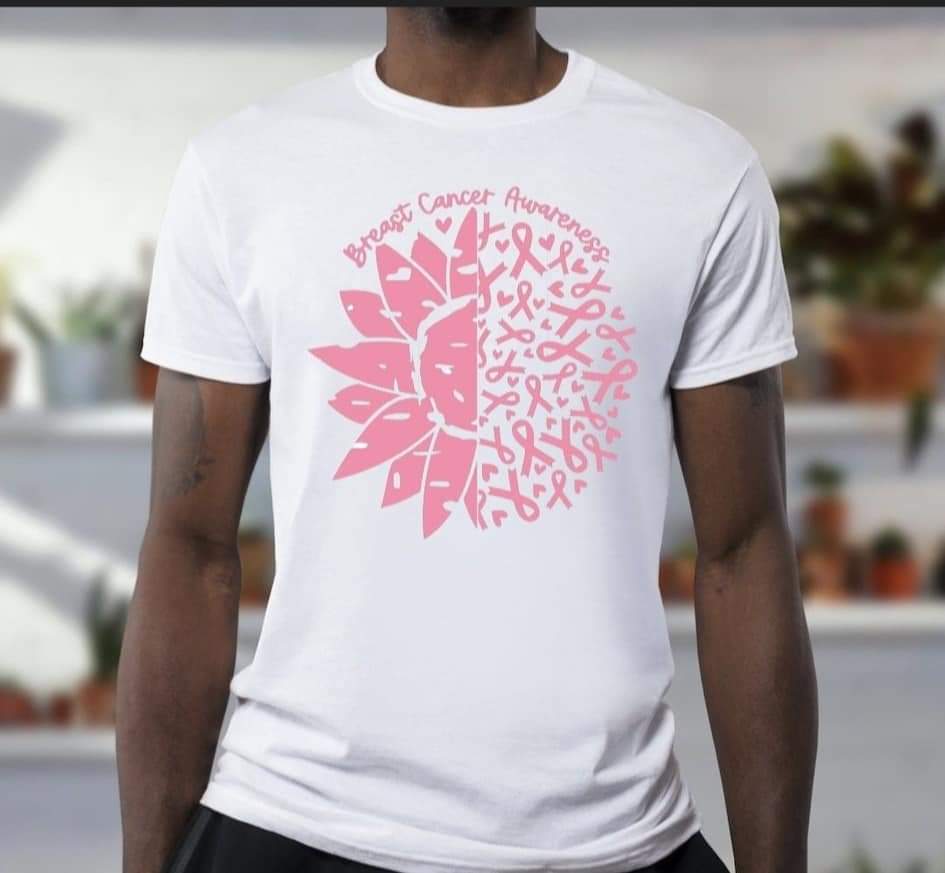 Breast Cancer Awareness T-shirt 🎀 - Benefits Charity