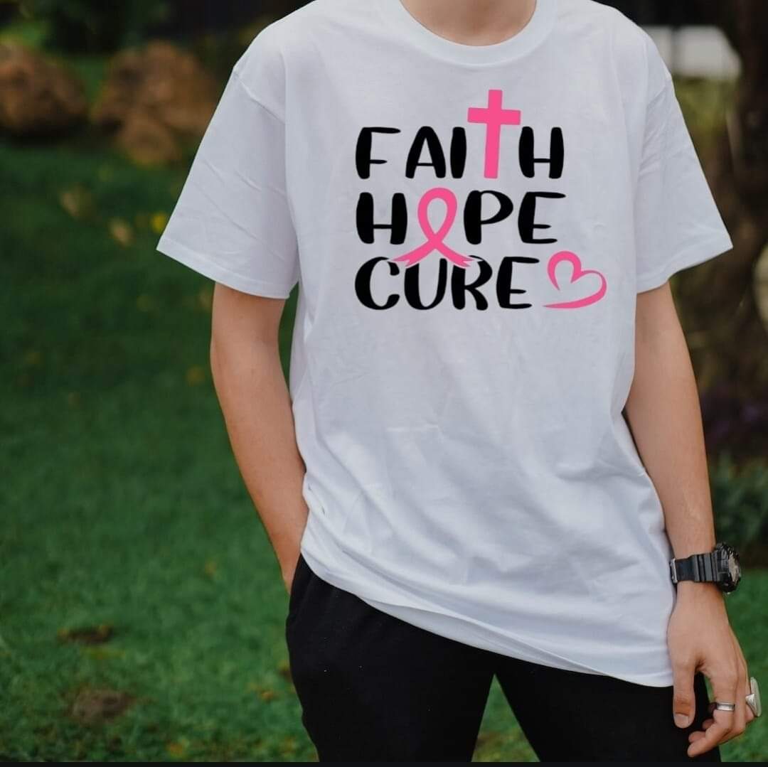 Breast Cancer Awareness T-shirt 🎀 - Benefits Charity