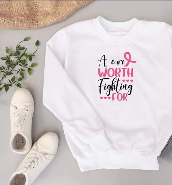 Breast Cancer Awareness T-shirt 🎀 - Benefits Charity