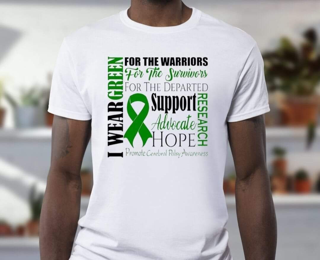 Cerebral Palsy Awareness T-shirt - Benefits Charity