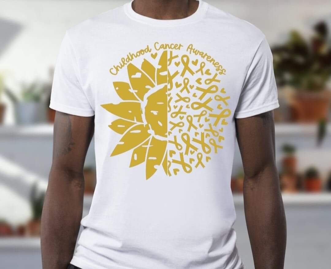Childhood Cancer Awareness T-shirt - Benefits Charity