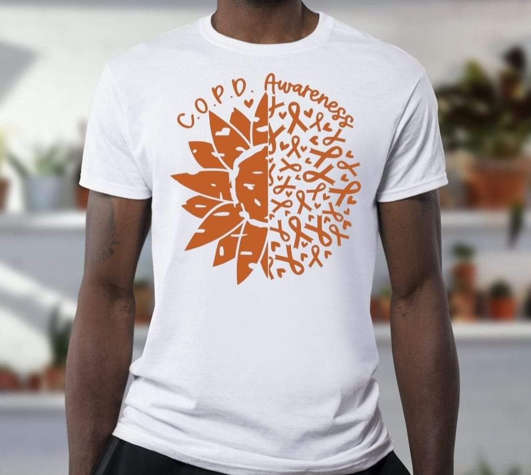 COPD Awareness T-shirt - Benefits Charity
