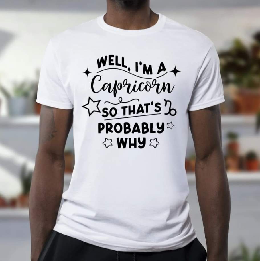 Starsign T-shirts ♑️♊️♍️♌️♋️♒️♎️♉️♏️♓️♈️♐️