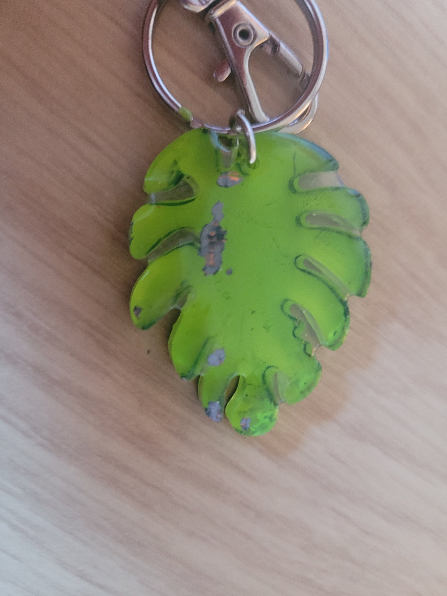 Monstera Leaf Keyring 🍃 🍂 ☘️ 🍁 🍀 🌿