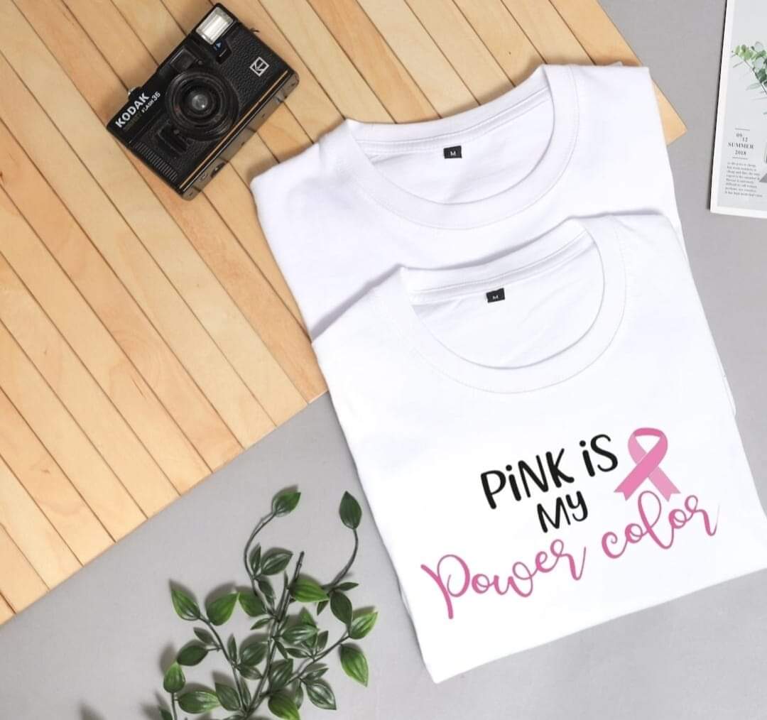 Breast Cancer Awareness T-shirt 🎀  - Benefits Charity