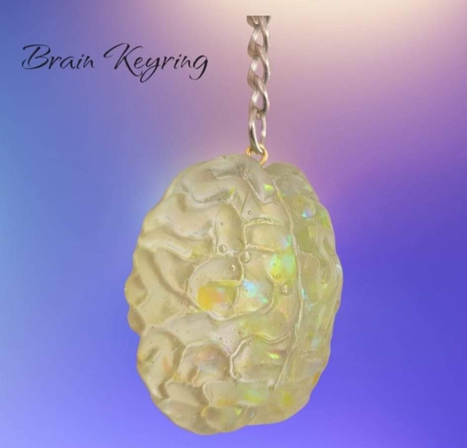 Brain Keyring