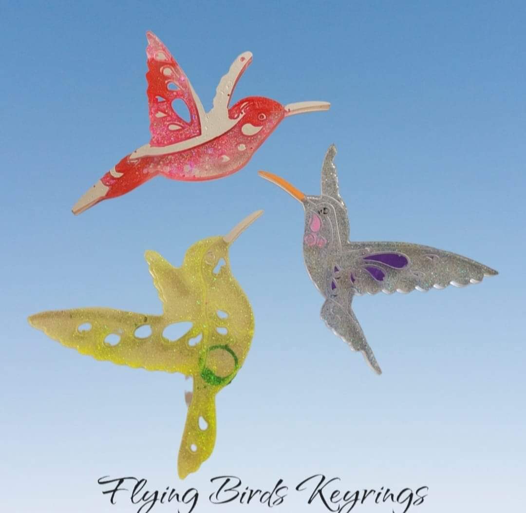 Flying Bird Keyring