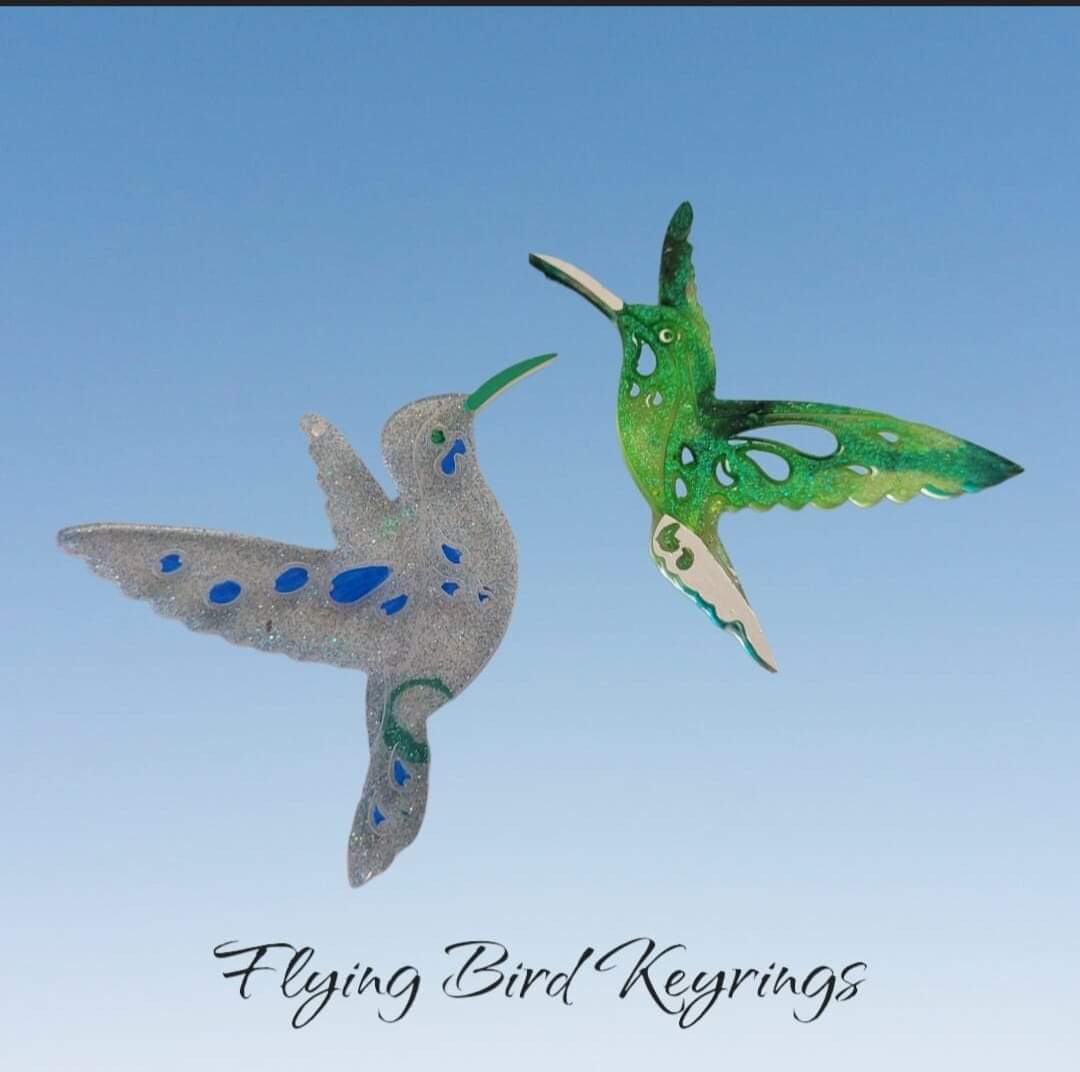 Flying Bird Keyring