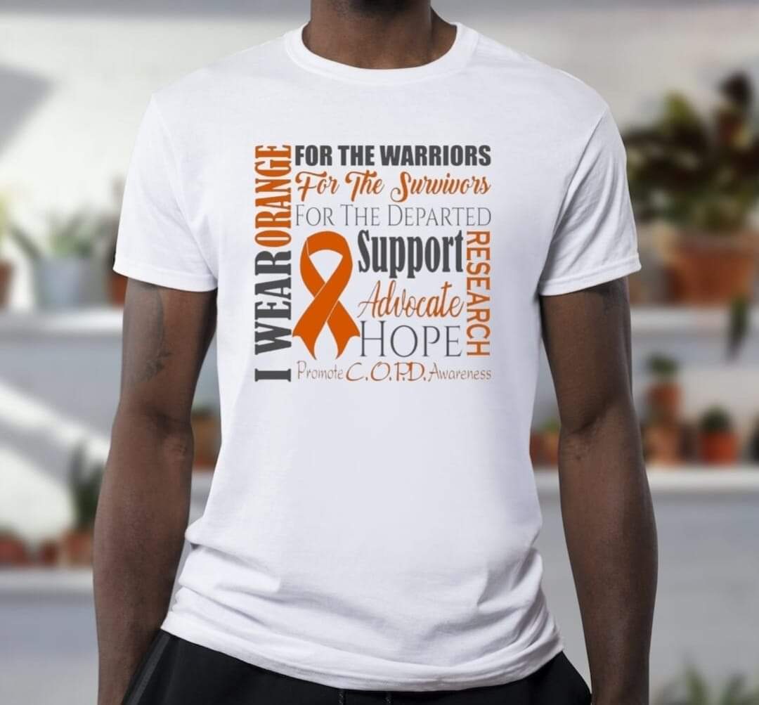 COPD Awareness T-shirt  - Benefits Charity