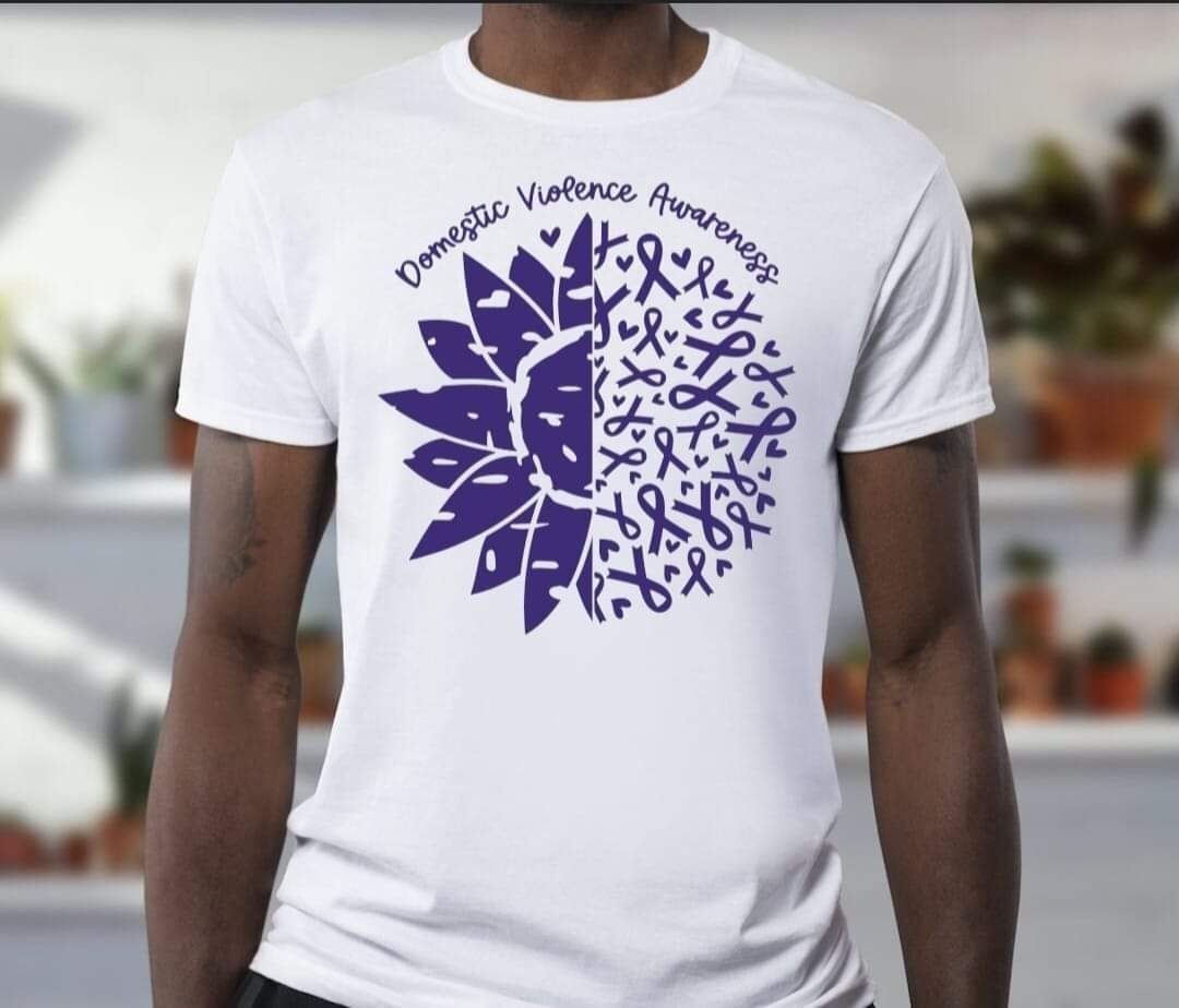 Domestic Violence Awareness T-shirt  - Benefits Charity