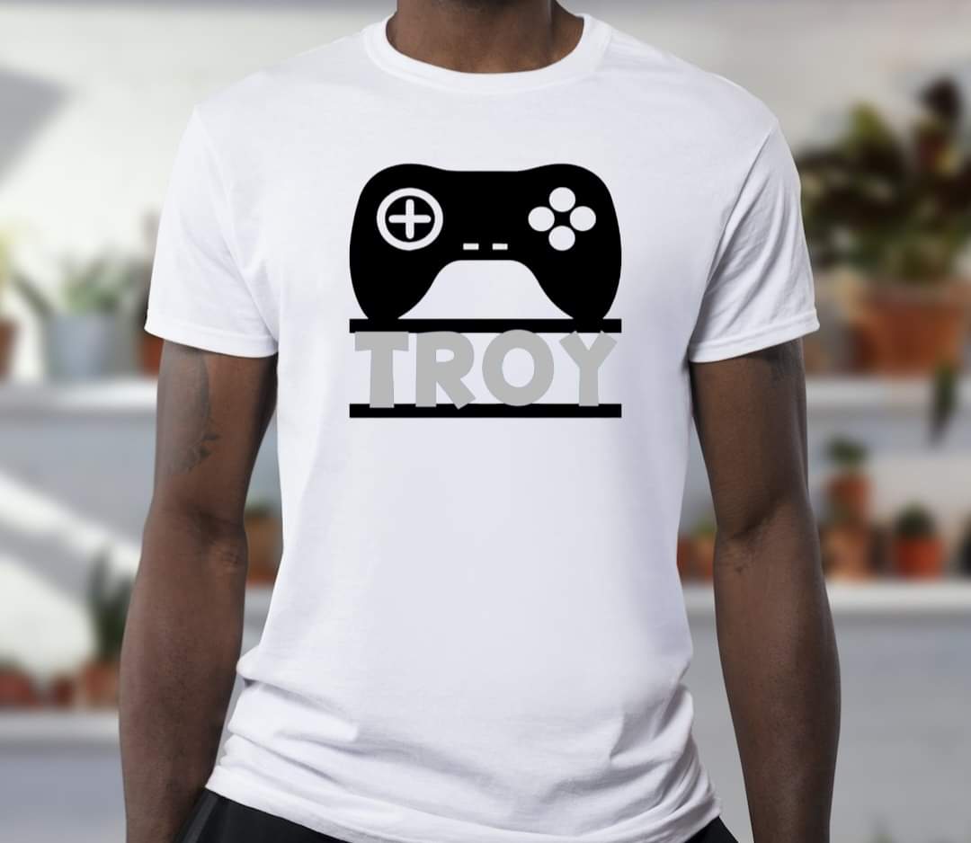 Personalised Gamer T-Shirt  - Adult