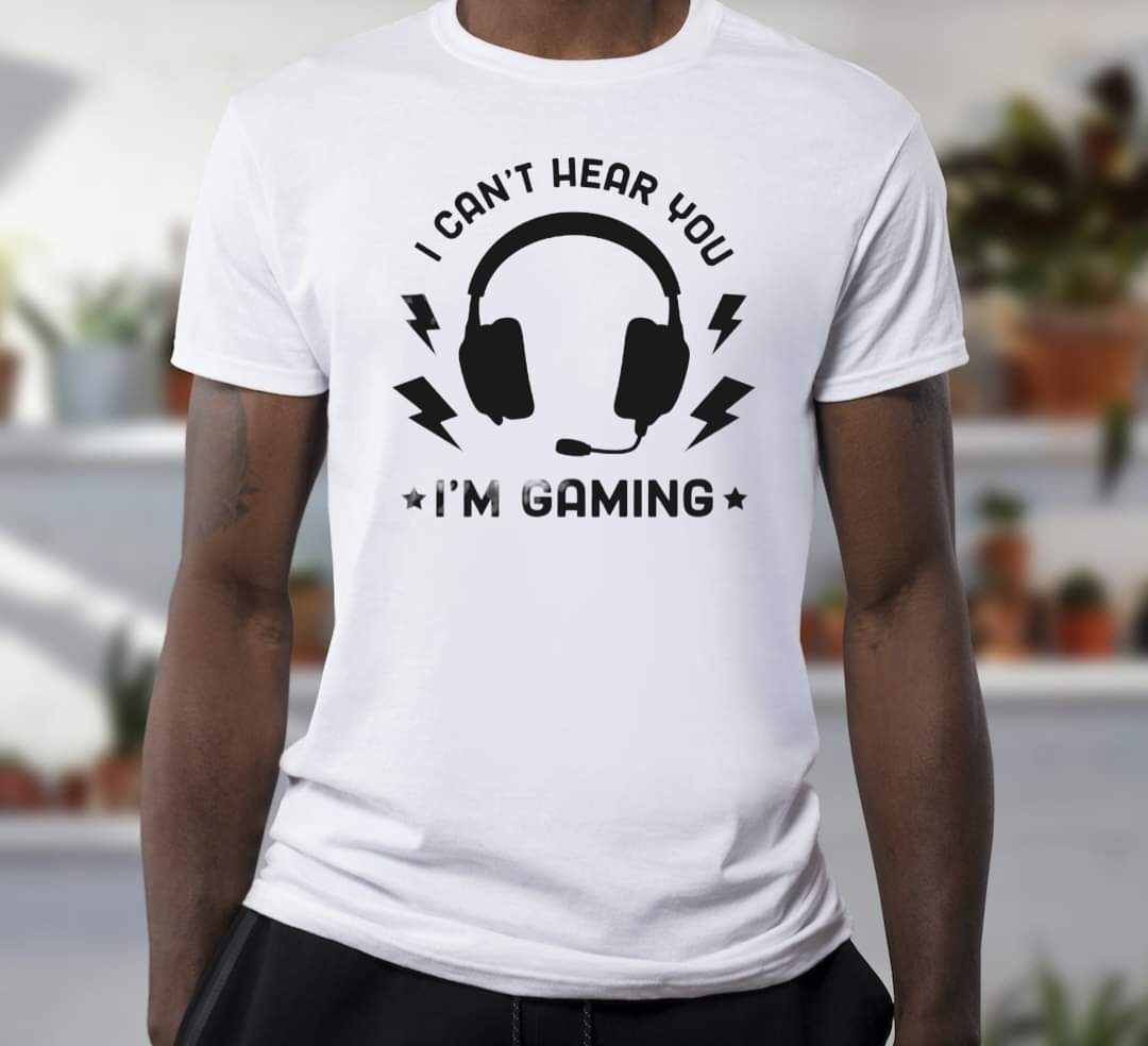 Personalised Gamer T-Shirt  - Adult