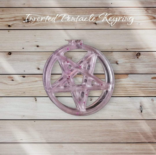 Inverted Pentacle Keyring