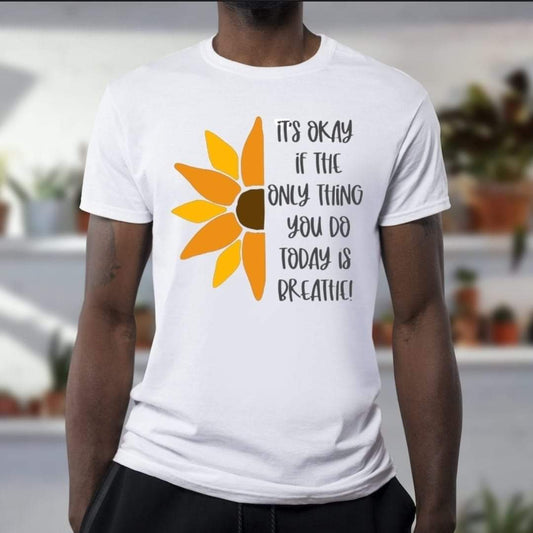 Just Breathe Mental Health T-shirt - Benefits Charity