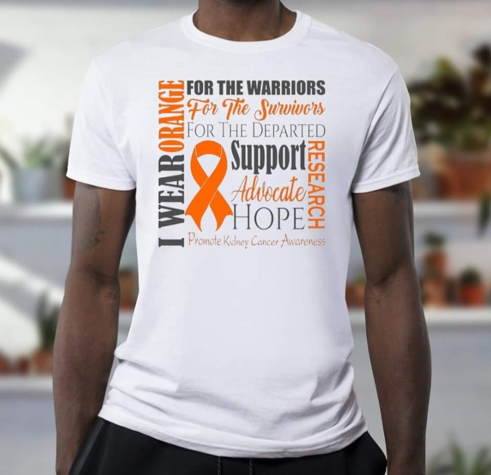 Kidney Disease & Cancer T-shirt - Benefits Charity