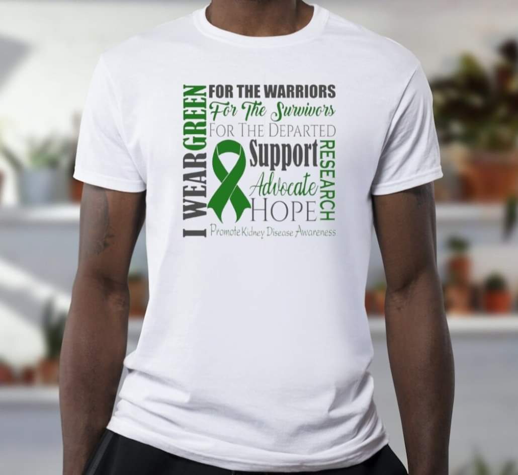 Kidney Disease & Cancer T-shirt - Benefits Charity