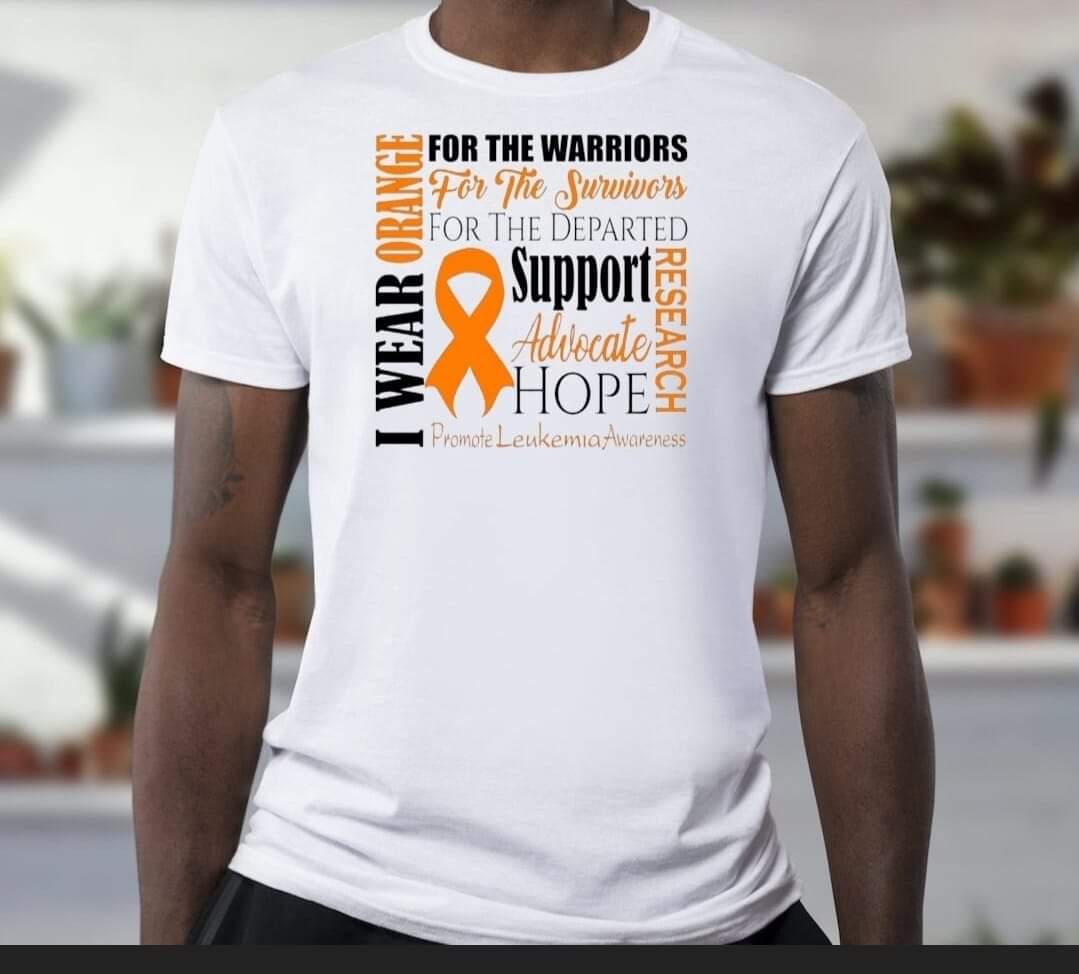 Leukaemia T-shirt - Benefits Charity