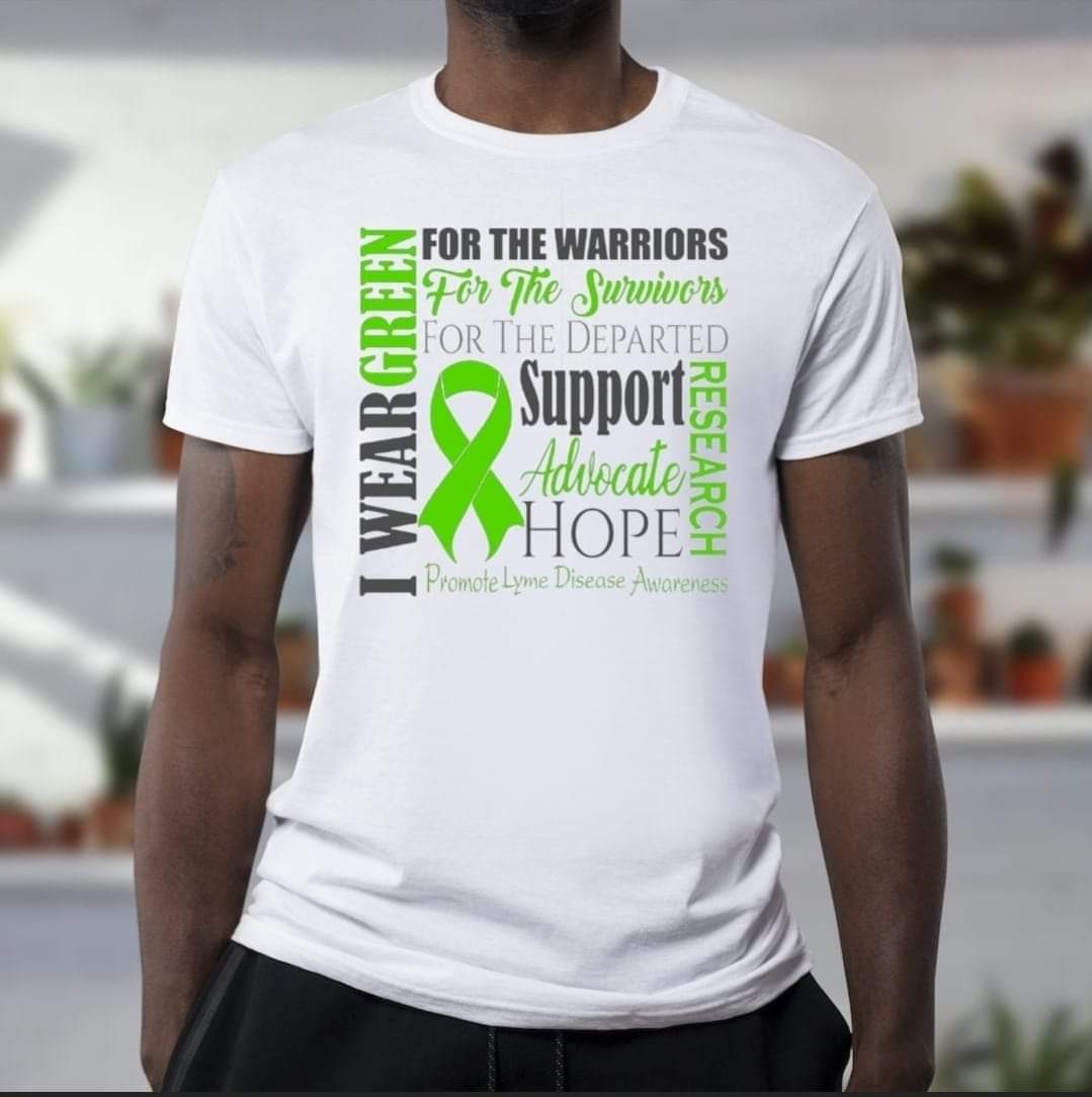 Lyme Disease Awareness T-shirt - Benefits Charity