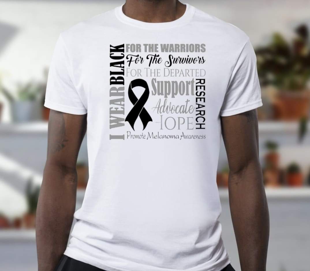 Melanoma T-shirt - Benefits Charity