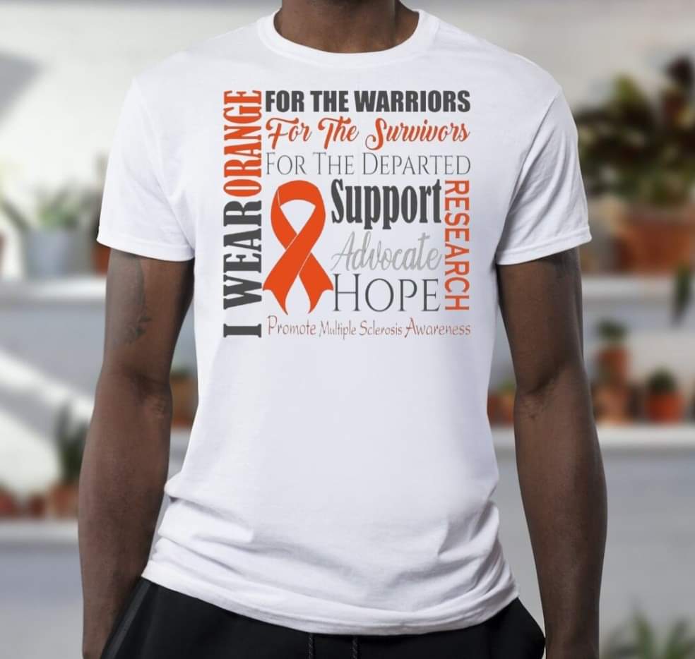 Multiple Sclerosis Awareness T-shirt - Benefits Charity