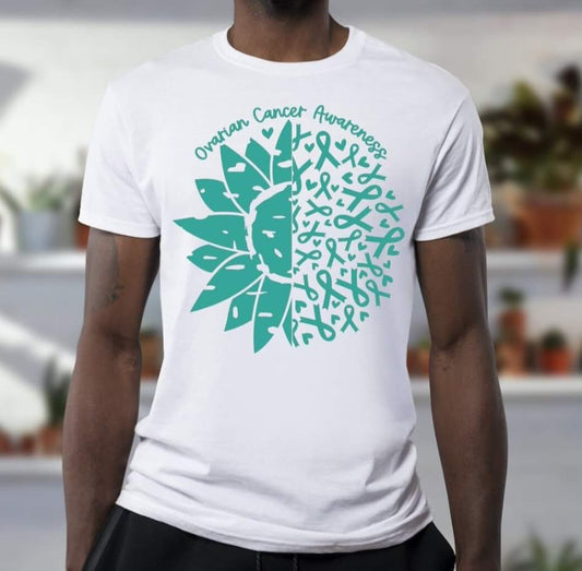 Ovarian Cancer Awareness T-shirt - Benefits Charity