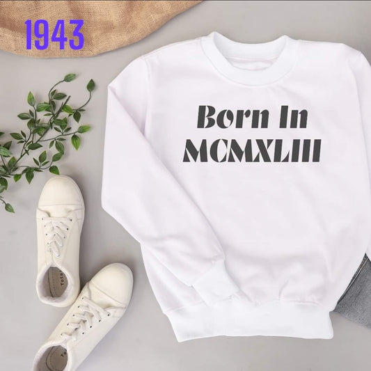 Roman Numerals Birthday T-shirts