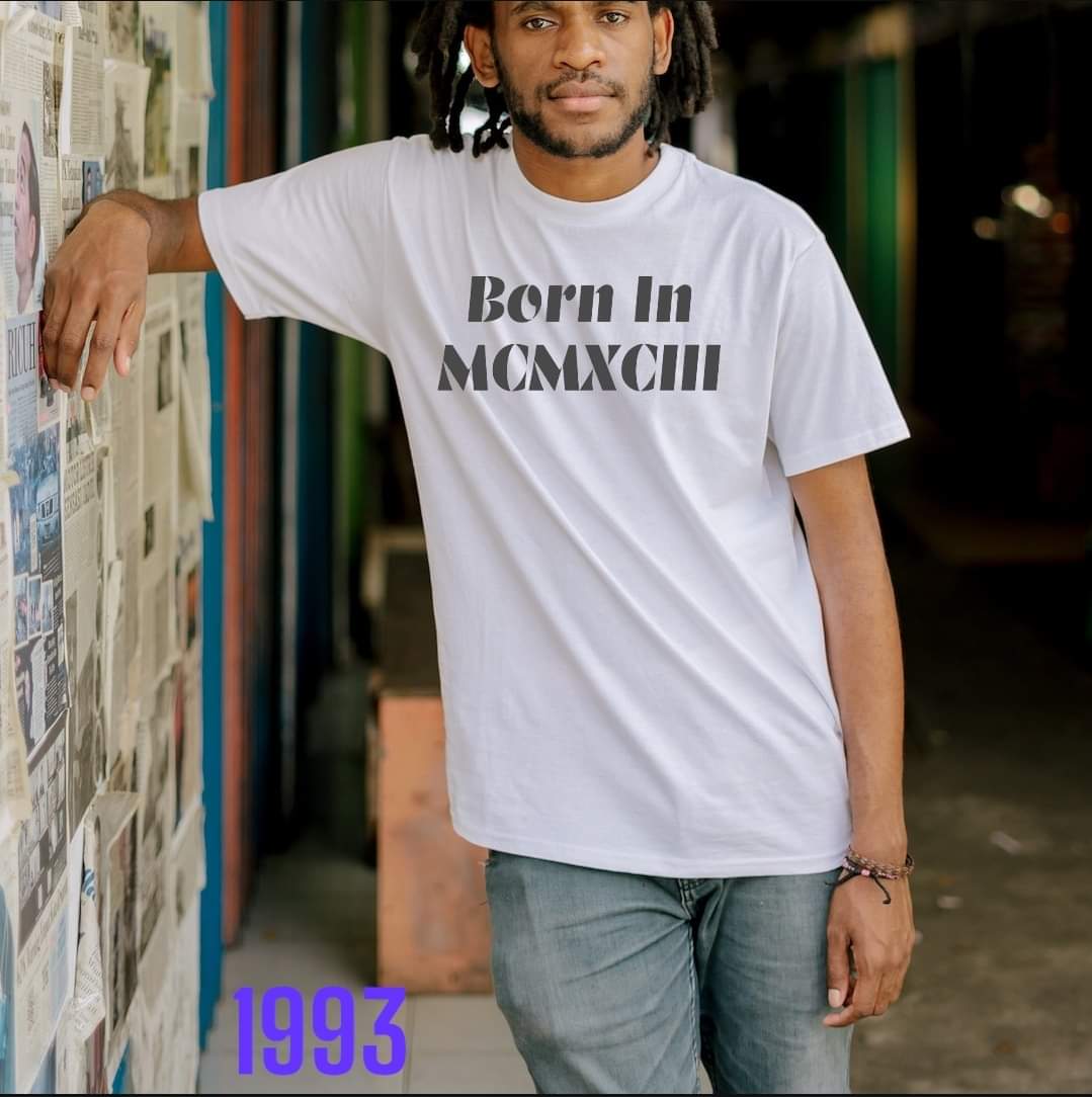 Roman Numerals Birthday T-shirts