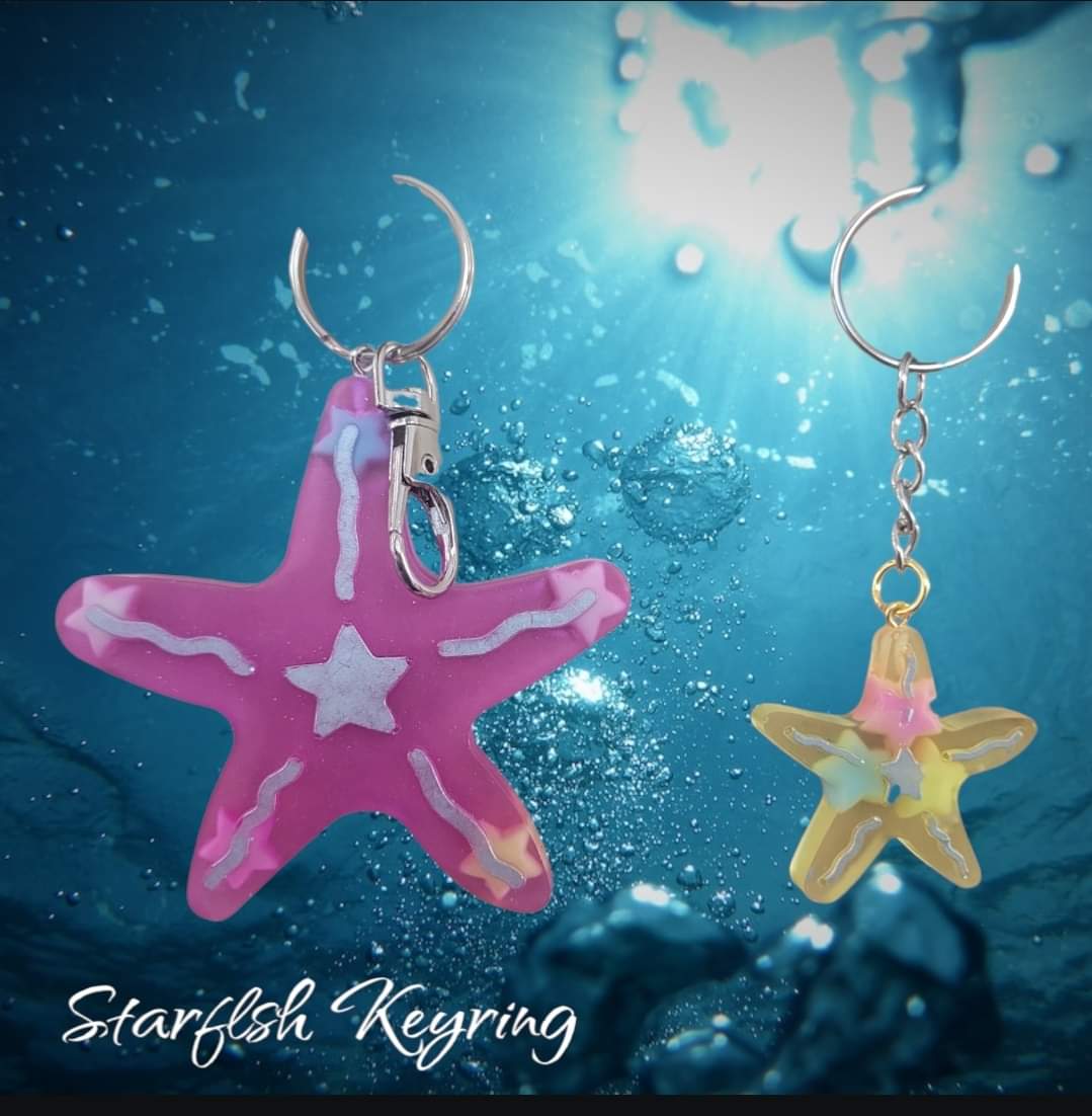 Starfish Keyring 🌟