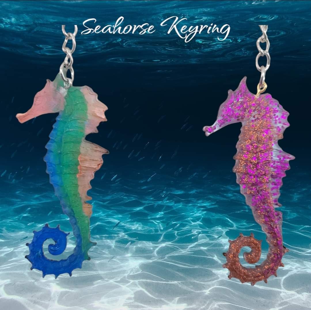 Seahorse Keyring 🌟