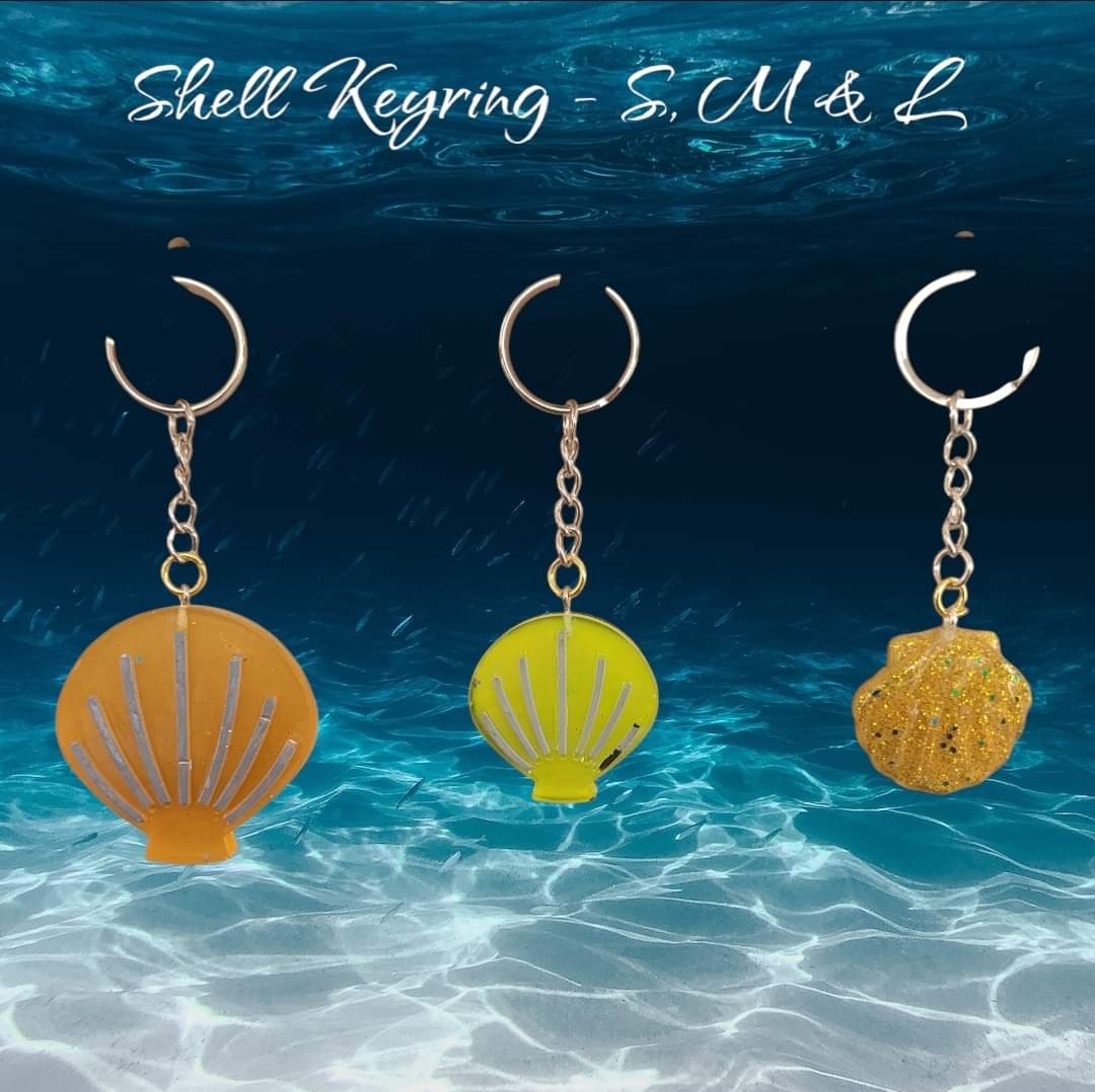 Seashell Keyring 🐚