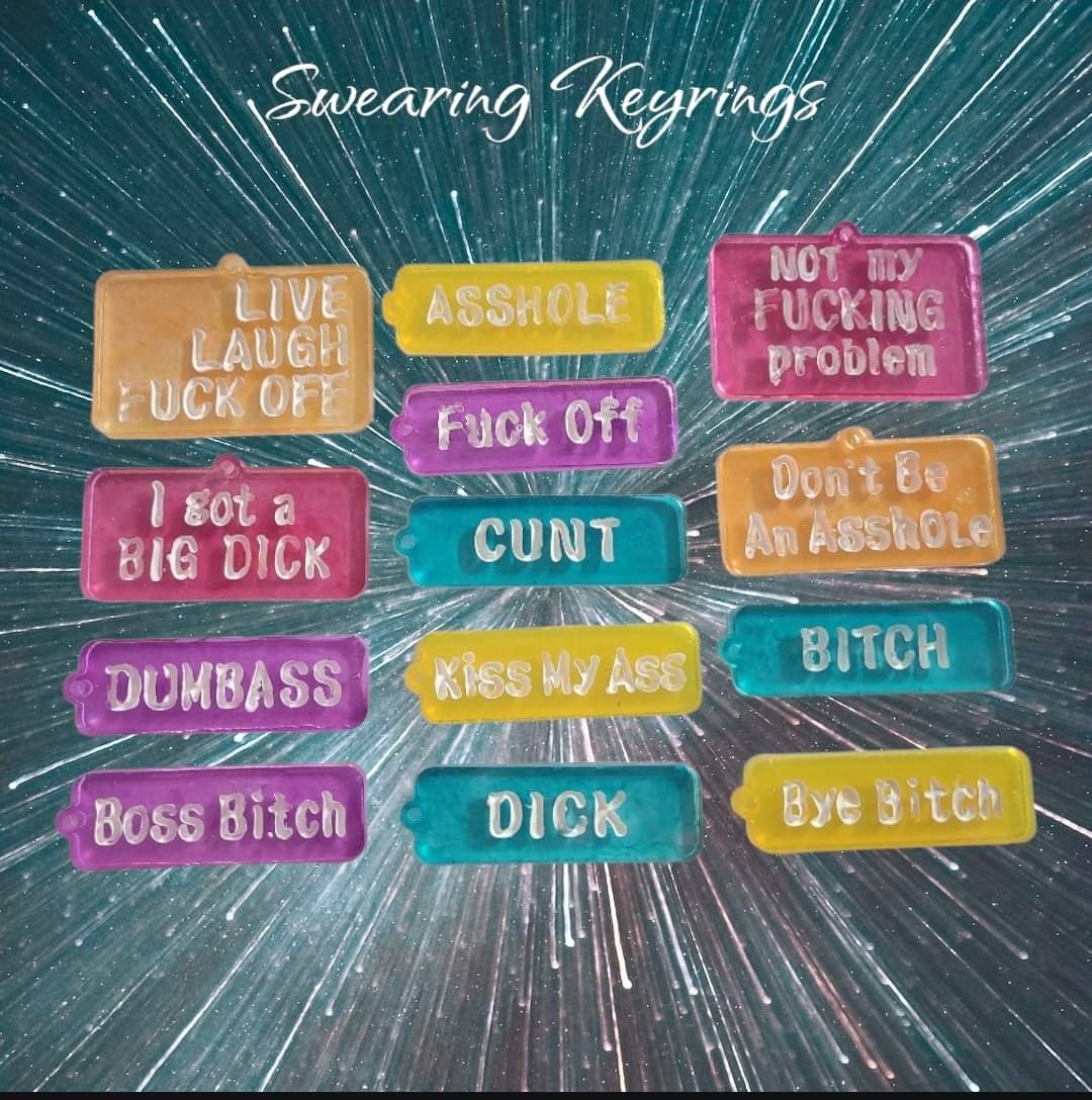 Swearing Keyrings 🤬