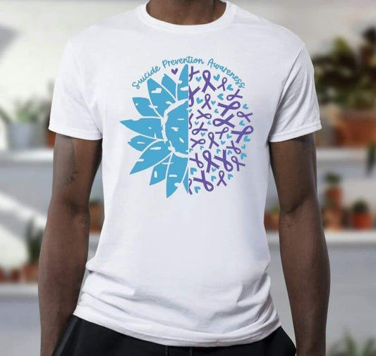 Suicide Prevention Awareness T-shirt - Benefits Charity