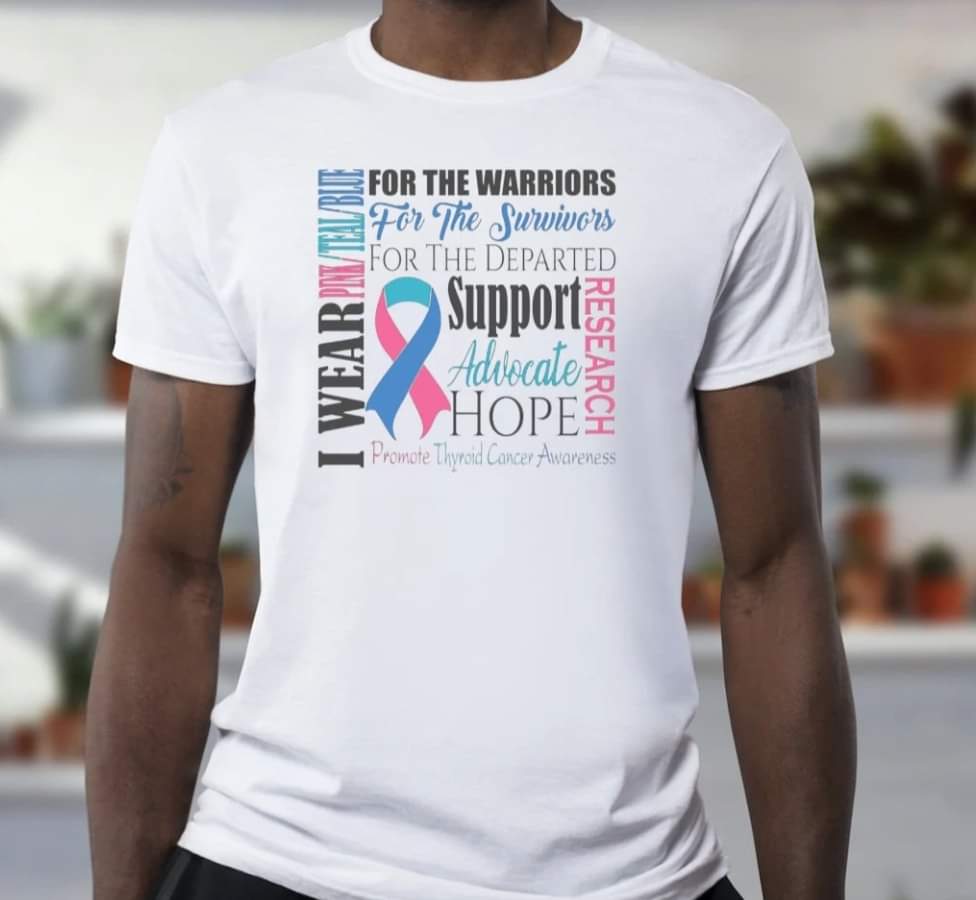 Thyroid Awareness T-shirt - Benefits Charity