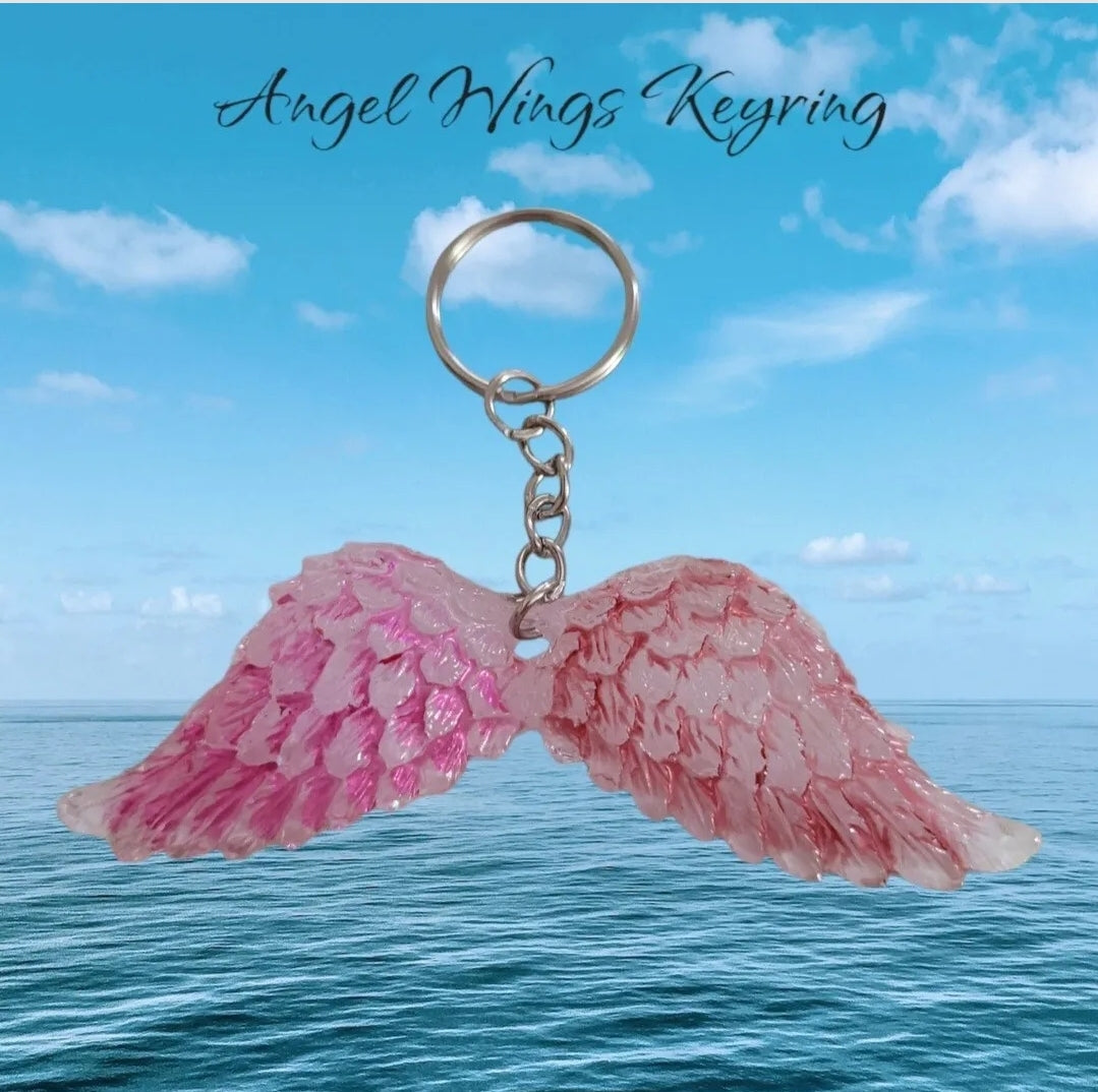 Angel Wings Keyring