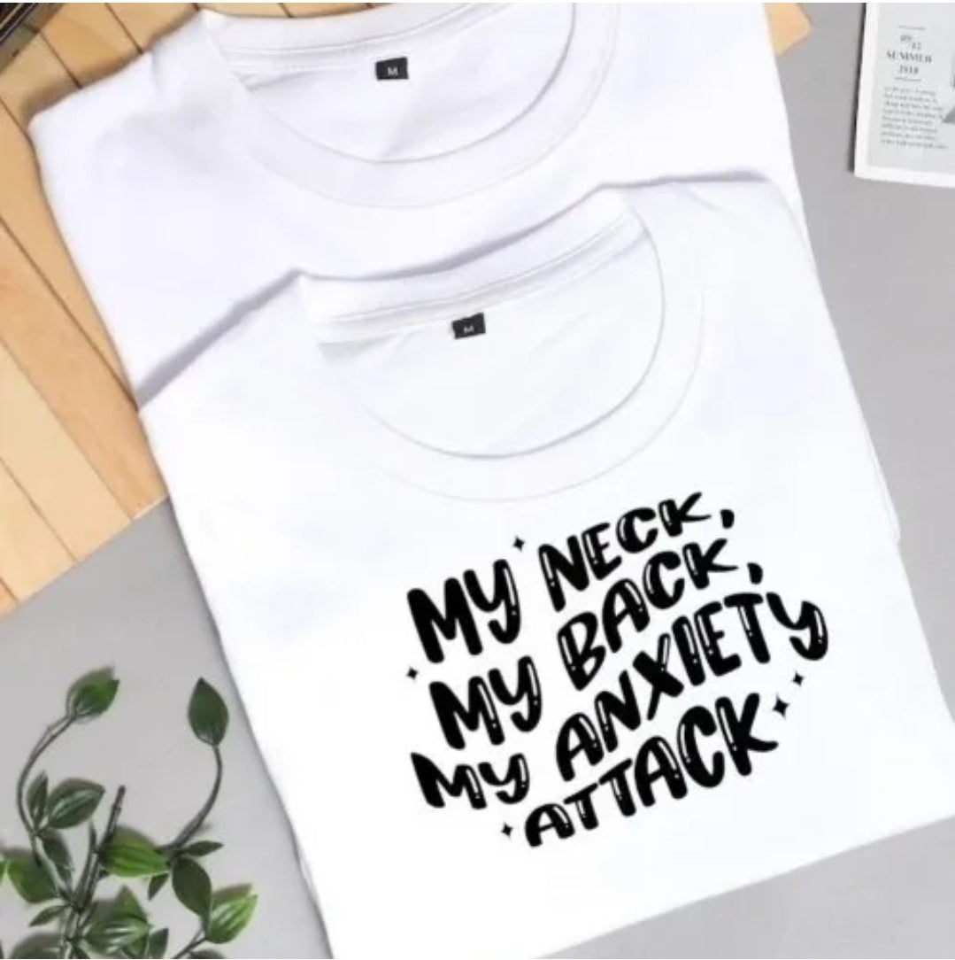 Anxiety Tshirts - Benefits Charity