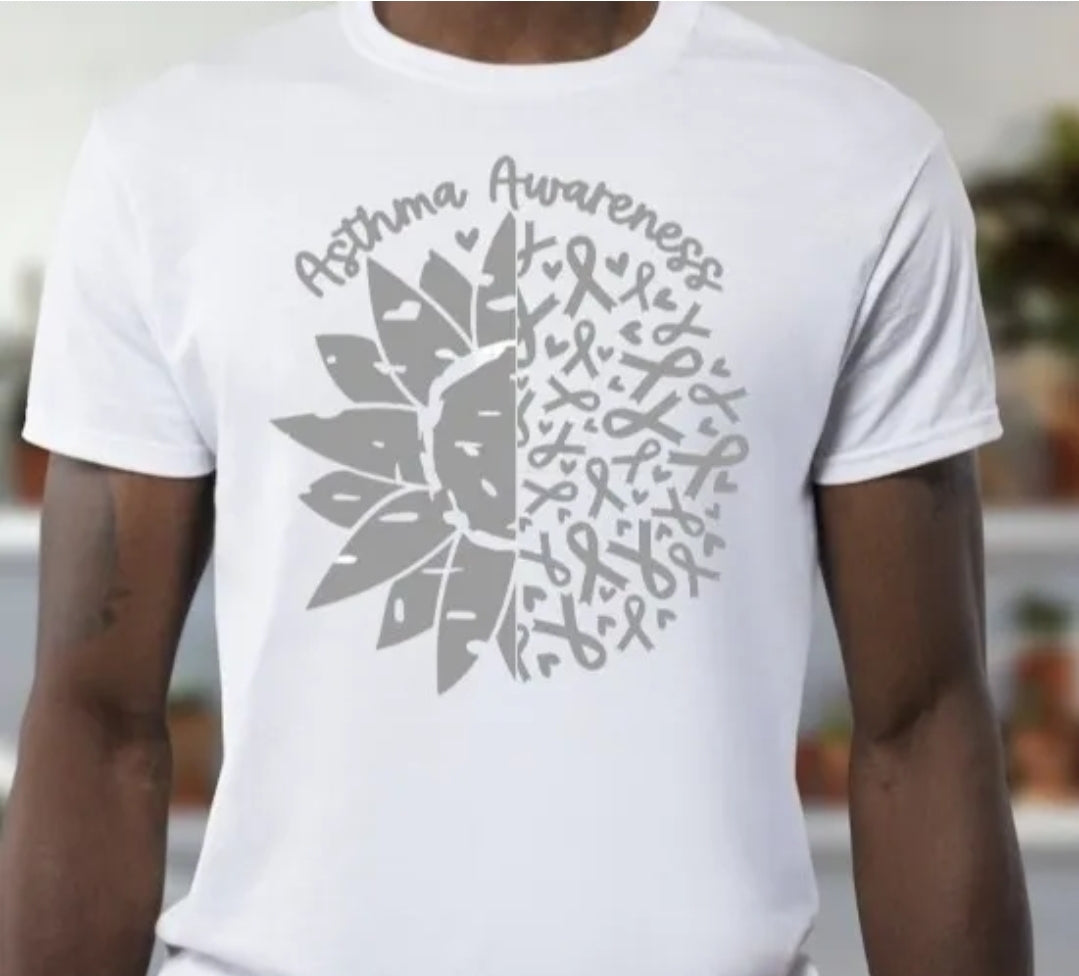 Asthma Awareness T-shirt - Benefits Charity