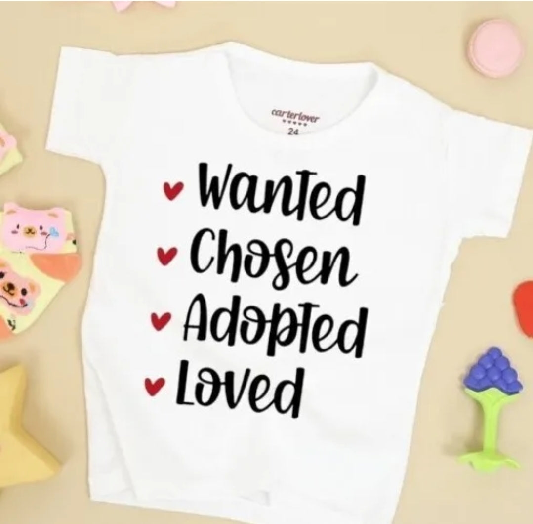 Adoption Tshirts  - Children & Adults!