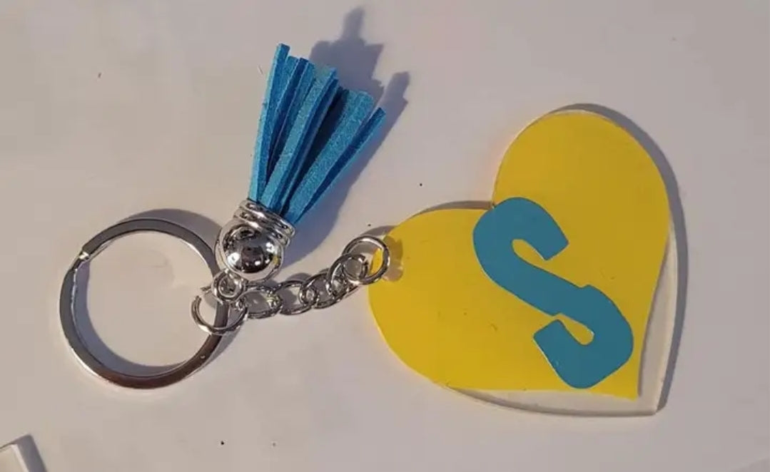 Acrylic Keyring - 4 Shapes to choose from