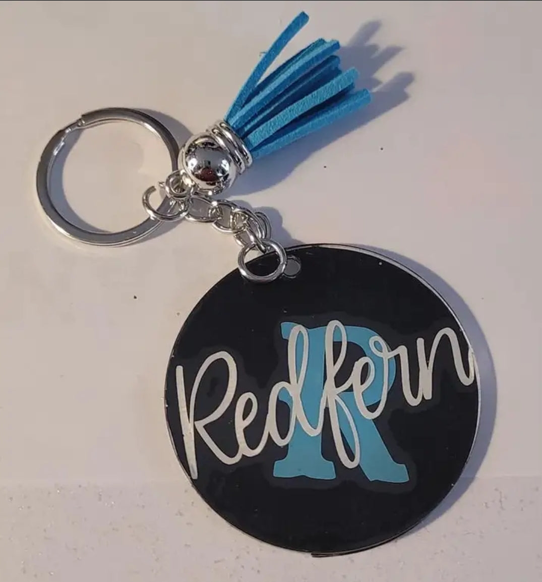 Acrylic Keyring - 4 Shapes to choose from