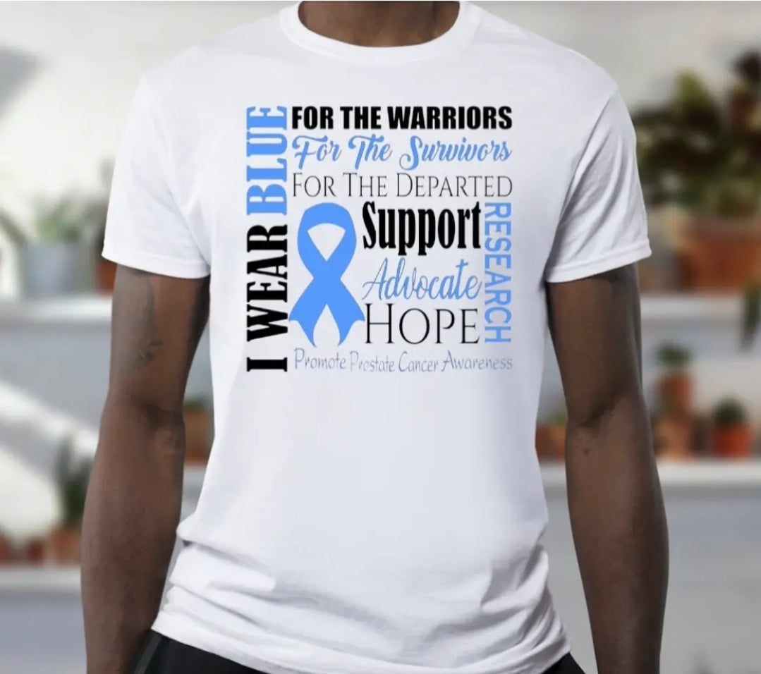 Prostate Cancer Awareness T-shirt  - Benefits Charity