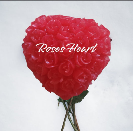 Rose Heart Ornament