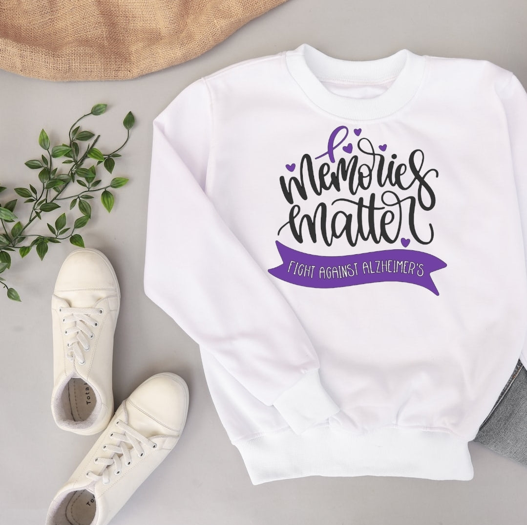 Alzheimer's Awareness T-shirts- Benefits Charity