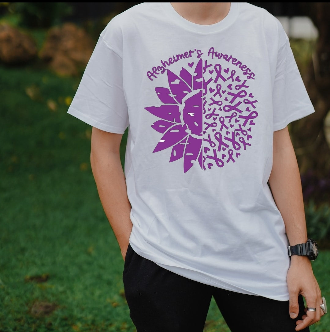 Alzheimer's Awareness T-shirts- Benefits Charity