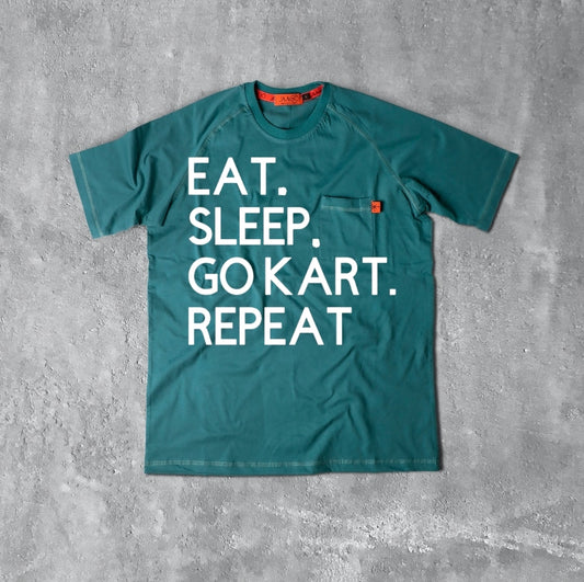 Eat • Sleep • Go Kart • Repeat T-shirt