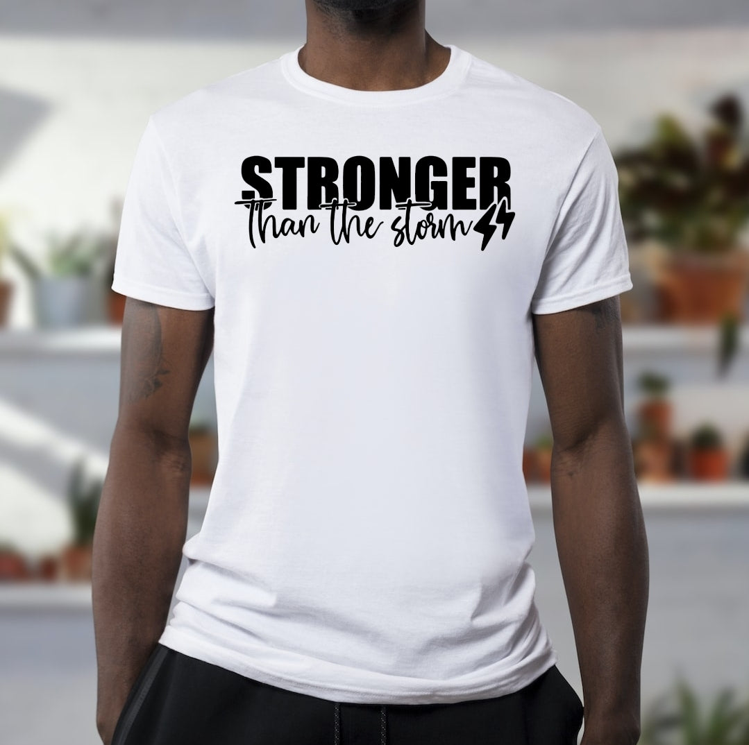 Stronger than the storm t-shirt