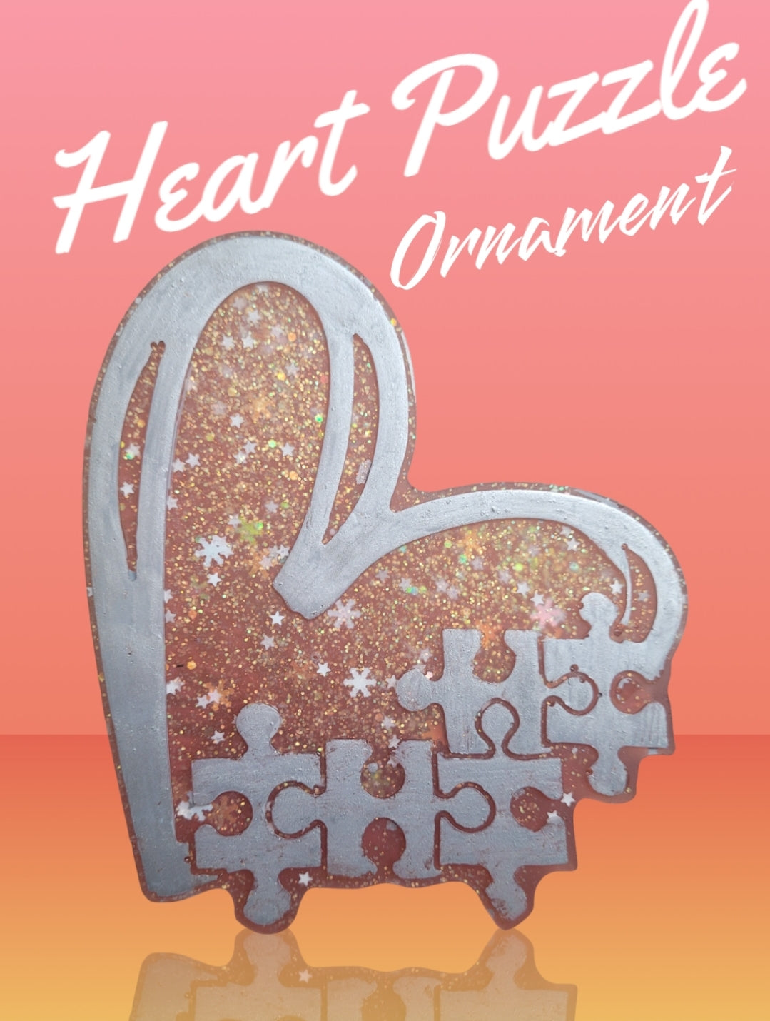 Heart Puzzle Wall Hanger