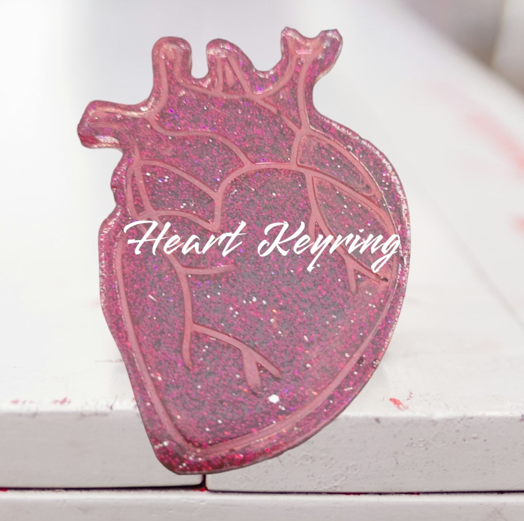 Human Heart Keyring