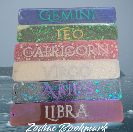 Zodiac Bookmark - Resin