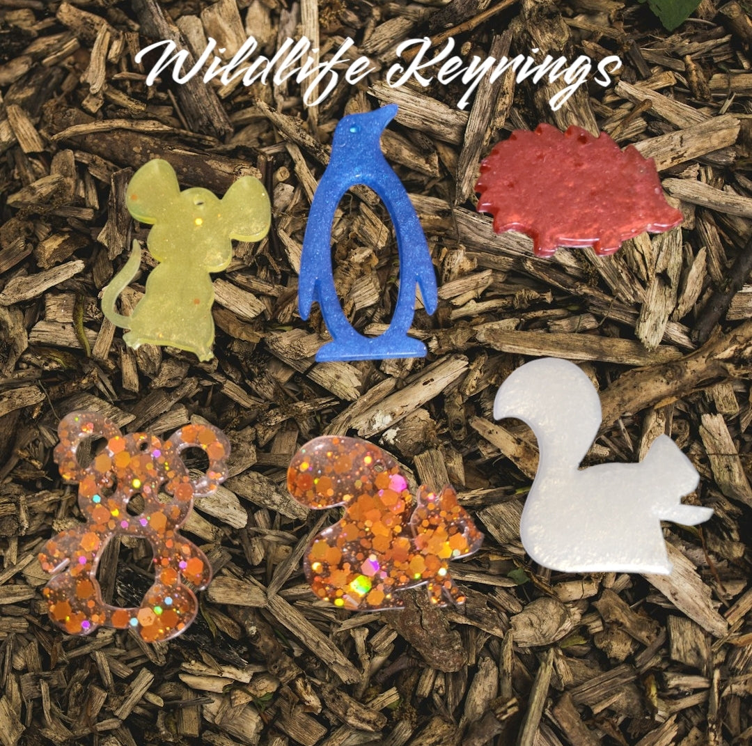 Wildlife Keyring - Various Styles