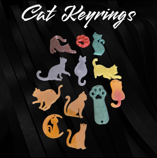 Cat Keyring - Various Styles